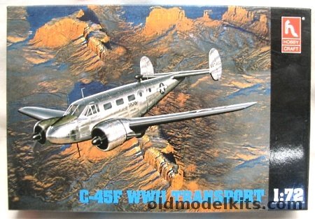 Hobby Craft 1/72 C-45F WWII Transport, HC1355 plastic model kit